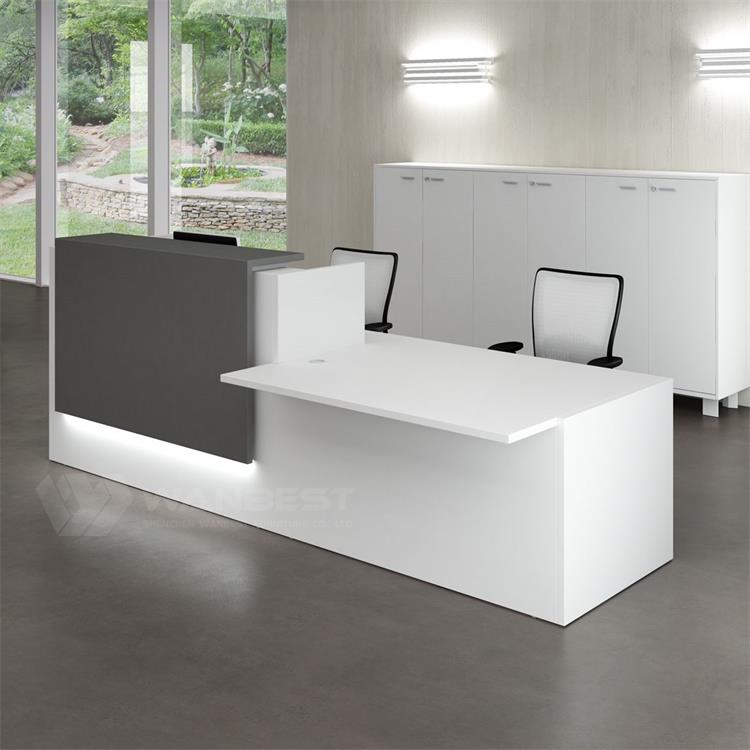 Modern New Design Artificial Stone Office Reception Desk