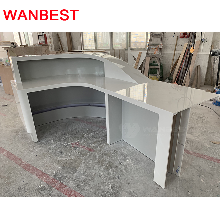 The behind of Standard Size Reception Desk