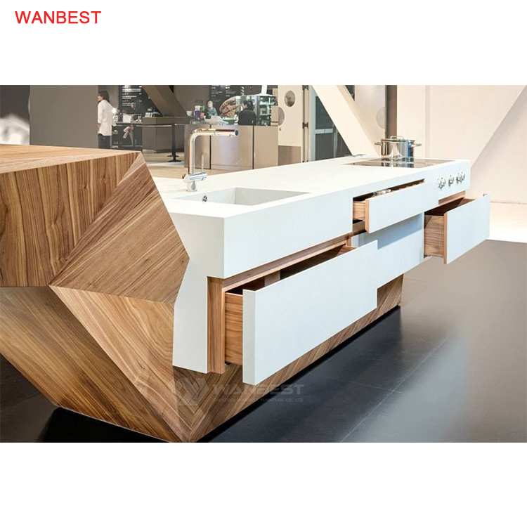 Solid Wood Fshion Design Kitchen Counter 