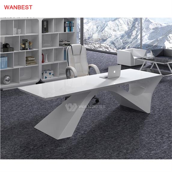 Marble Stone High Quality White Popular Company Office Furniture Desk For Hot Sale