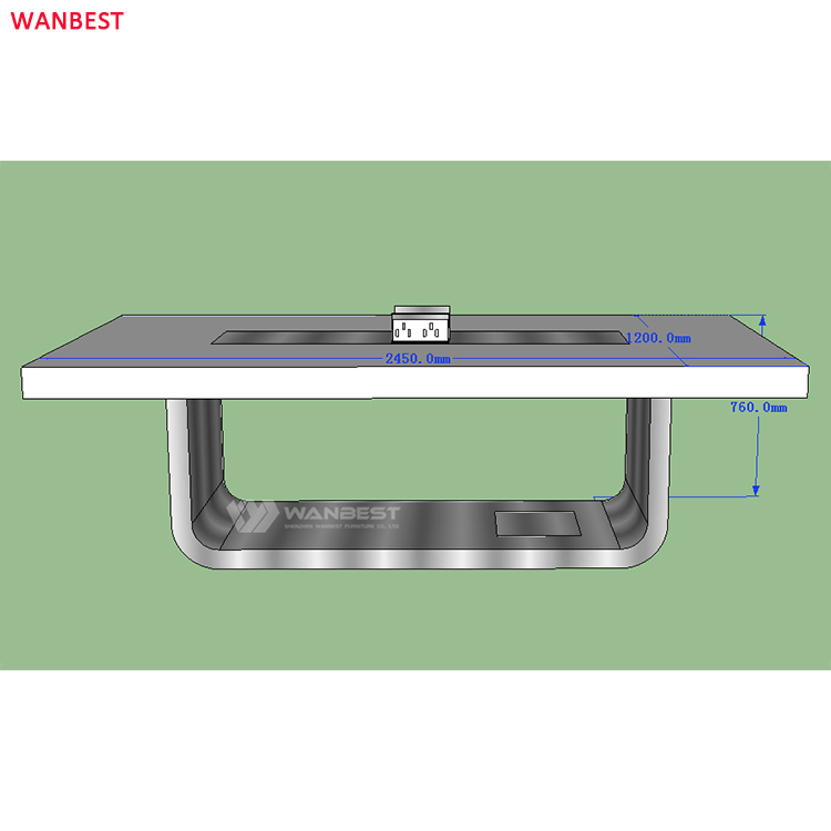 Conference table 3D drawing 