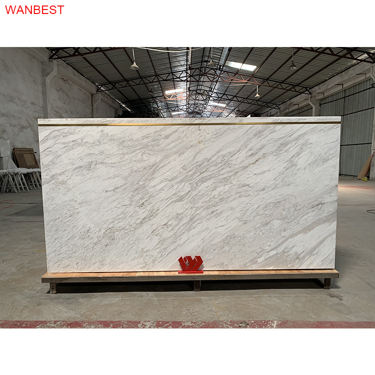 Nature marble stone modern reception desk furniture 