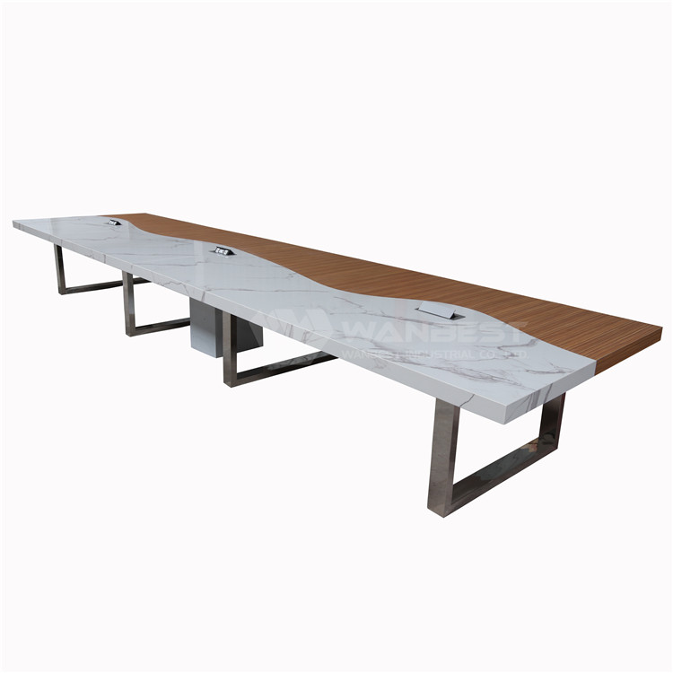 wood conference table