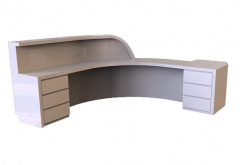 Standing clinic ada reception counter desk for sale