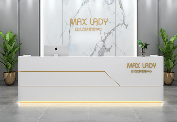 contemporary cool commercial reception desk for amazon