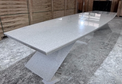 corian color oval custom marble meeting conference table