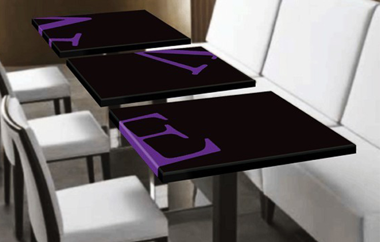 Logo Modern Restaurant Table Sale