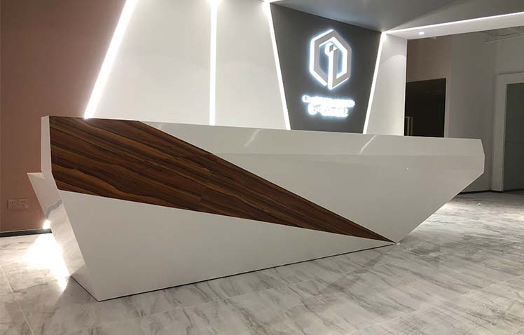 Modern marble Reception Desk