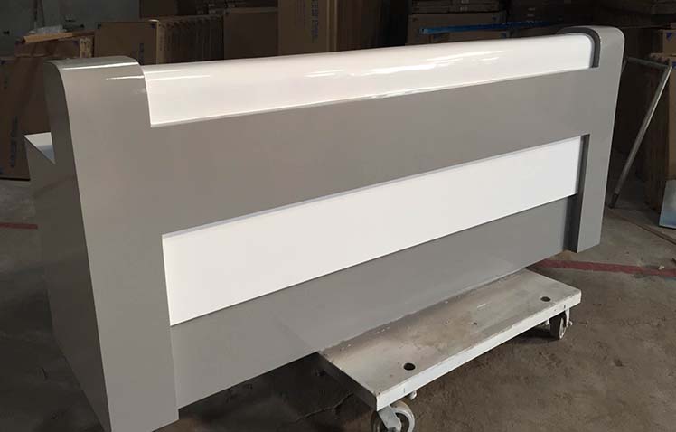 High Gloss Artificial Stone Front Counter