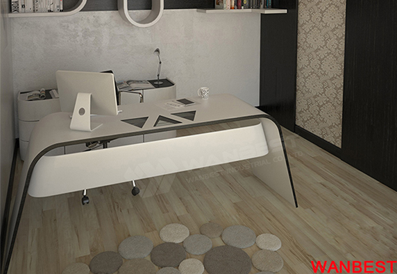 Latest modern executive desk, featuring luxurious office furniture and a simple design