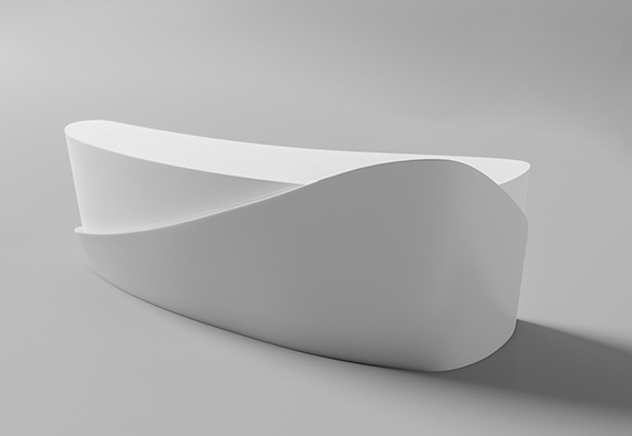 2023 Modern White Solid Surface Reception Desk