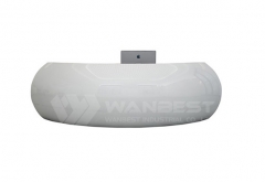 office curved white oval reception desk design