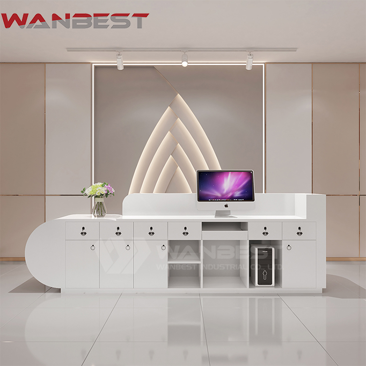 LED Strip Reception Desk