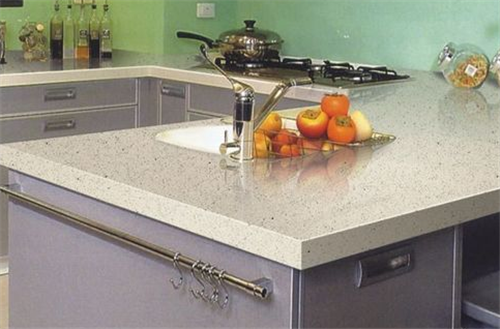 quartz stone kitchen countertop