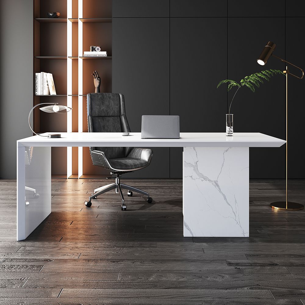 Marble desk brings you a comfortable office experience