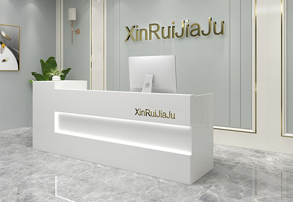 Luxury small stone hotel salons receotion front desks