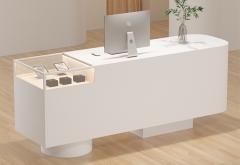 New popular office spa white reception counter desk