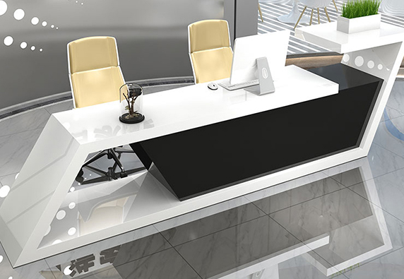 Contemporary  furniture 2 person reception front desk