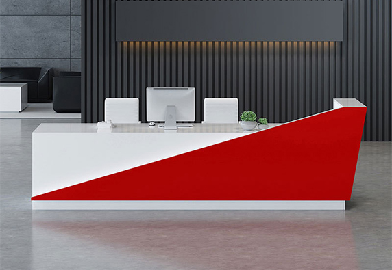 Modern small salon office reception front counter desk