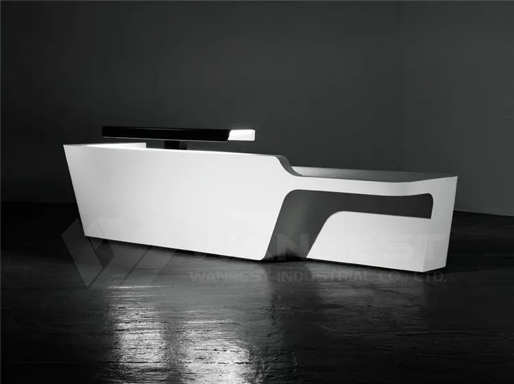 marble stone reception desk 