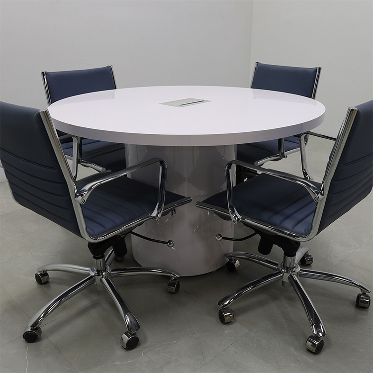 small round meeting table