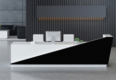 Modern small salon office reception front counter desk