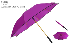 Fiber frame straight umbrella