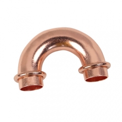 Copper return elbow with loop/ring 180 degree elbow U bend pipe