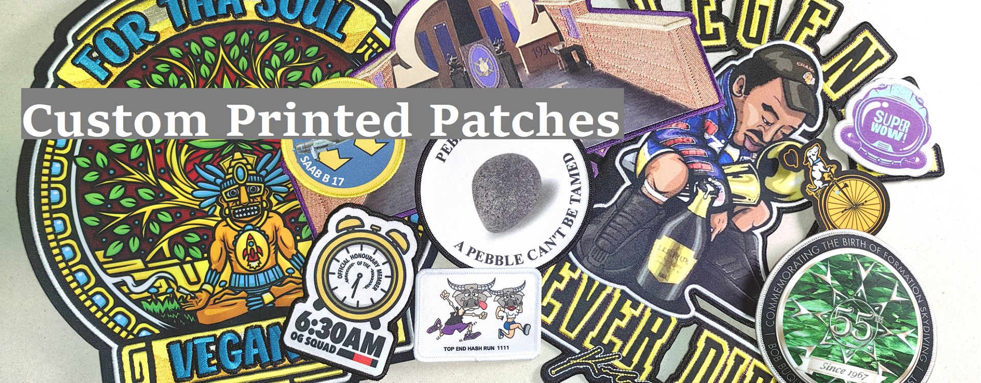 custom printed patches