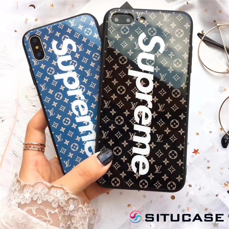 スマホ/家電/カメラsupreme vuitton iPhone7.8ケース