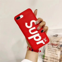 lv supreme エピ iphonexs x ケース シリコン ヴィトン シュプリーム iphonexsmax xr ケース メンズ ブランドコラボ アイフォンxs/x/8 ソフトカバー ペアルック 衝撃 おしゃれ