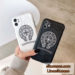 クロム ハーツ iphone ケース ペア Chrome Hearts iphone12/12mini/11pro maxケース 海外 人気 アイフォン12pro/11/xs 携帯ケース 潮流 ブランド ipone10r iphonexs max スマホケース 安全 おすすめ