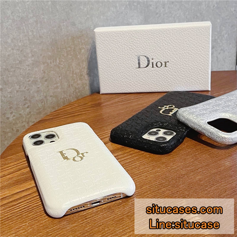 ディオール iphone14/14max/13/13pro/13pro max レザーケース レディース dior風 iphone12mini