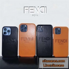 フェンディ スマホケース メンズ iphone15/15プロ レザーケース 高級感 FENDIロゴ iphone14/13pro max 携帯ケース 大人 シンプル iphone11/11pro ケース 30代 40代 50代 アイフォンカバー 男女兼用