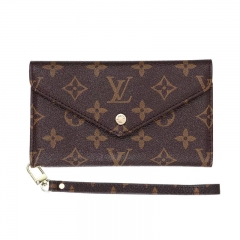 ルイヴィトン iPhoneケース 汎用手帳型 モノグラム柄 クラッチバッグ風 louis vuitton アンドロイドケース カードポケット ストラップ スライドケース 可愛い ブランド GALAXYケース ビジネス風 5.5インチ