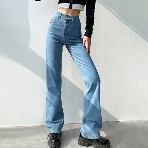 Old straight loose bootcut jeans