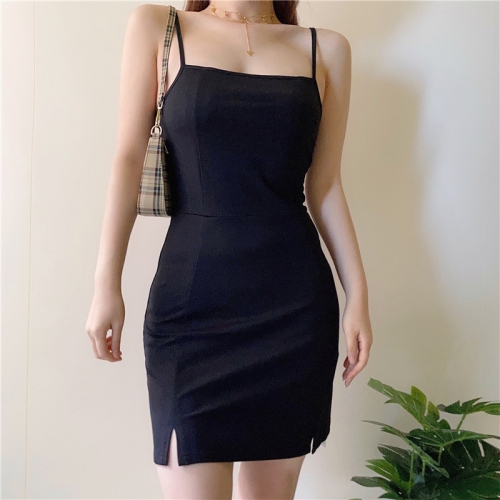 Retro basic little black dress