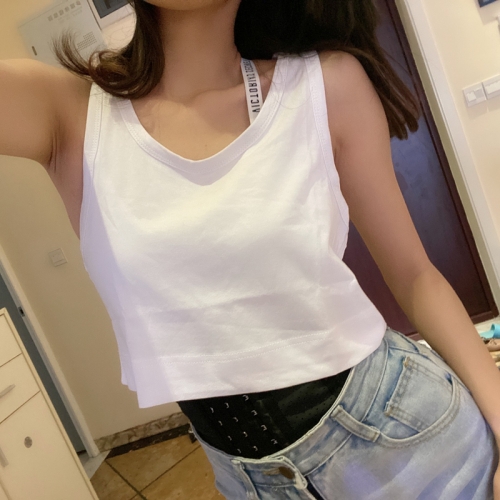 High waist racer vest