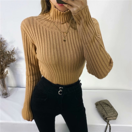 High neck pit sweater