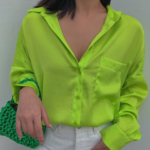 Fluorescent Fruit Long Sleeve Shirt