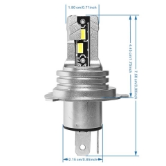 NH H4 1:1 尺寸 LED 汽车大灯