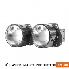 3 Inch 15W laser 55/65W BI-LED projector lens with heat pipes
