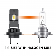 FH HIR2 9012 high power All in one 1:1 size plug & play LED headlight bulb