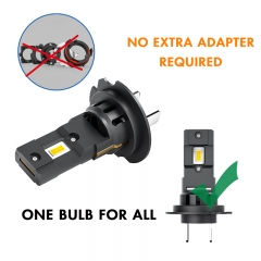 FH HIR2 9012 high power All in one 1:1 size plug & play LED headlight bulb