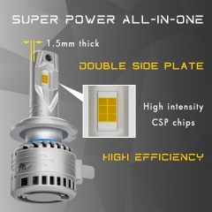 X9 H7 50W high power plug & play LED headlight bulb