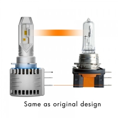 X9 H15 50W high beam +10W DRL high power plug & play LED headlight bulb