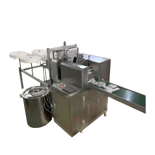 Fully Automatic Alcohol Swab Packaging Machine Sanitizing Wipes Packing Machine