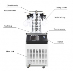 LPXZ10N Benchtop Laboratory Heating Function Lyophilizer Freeze Dryer