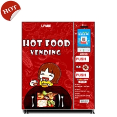 Hot Food/pizza/hamburger/sandwich Vending Machine Automatic With Touch Screen