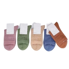 Women's colored cotton socks